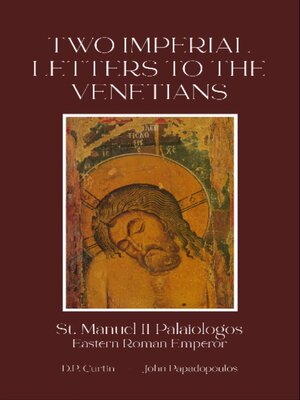 cover image of Two Imperial Letters to the Venetians